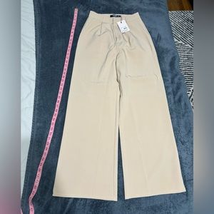 Missguided Tailored Wide Leg Trousers Petite Size 2